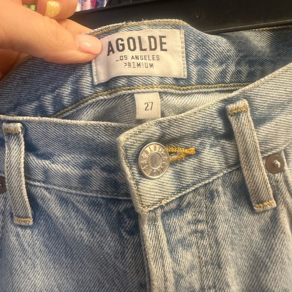 AGOLDE denim shorts